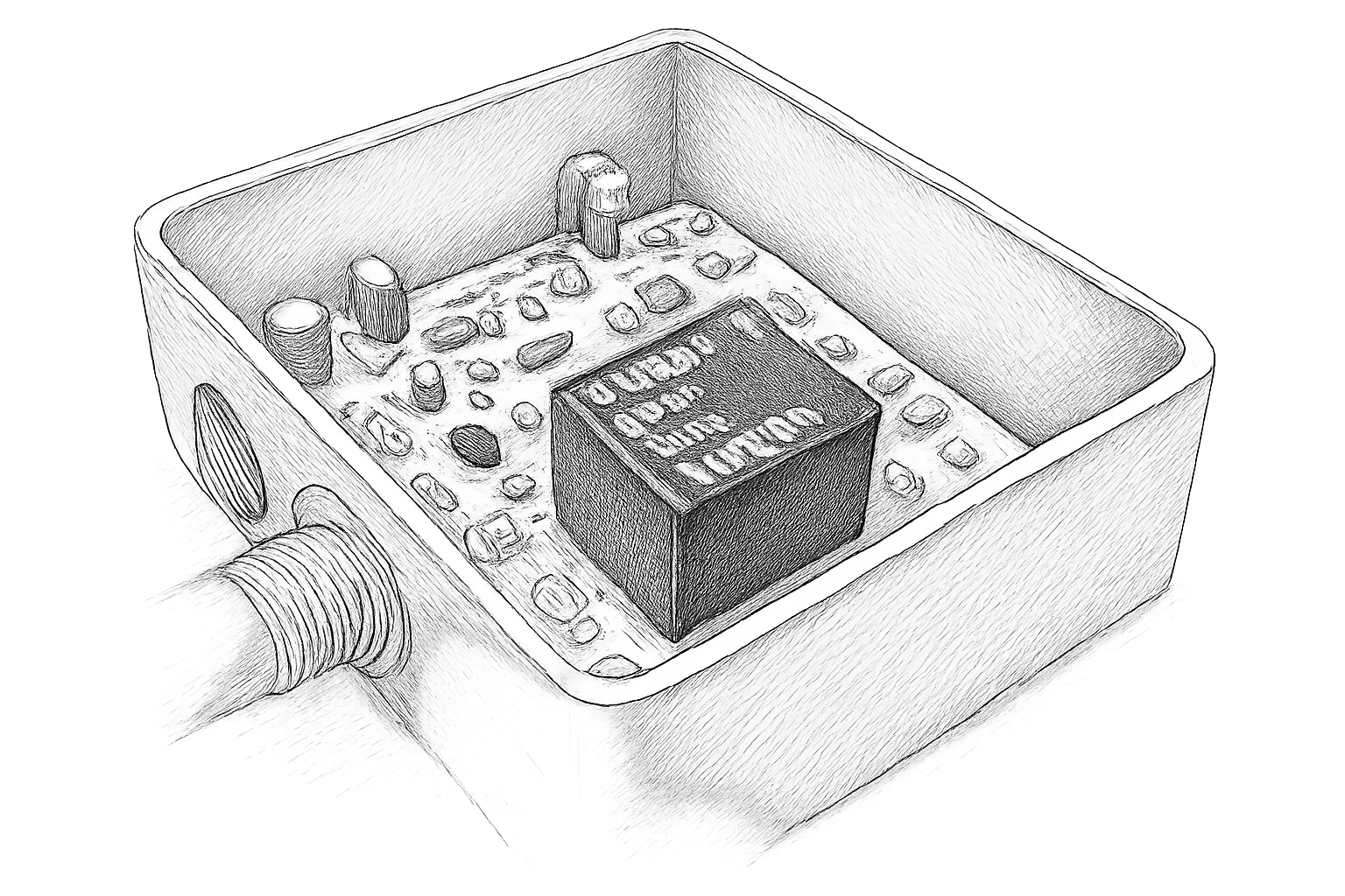 boitier thermostat pour radiateur fluide caloporteur