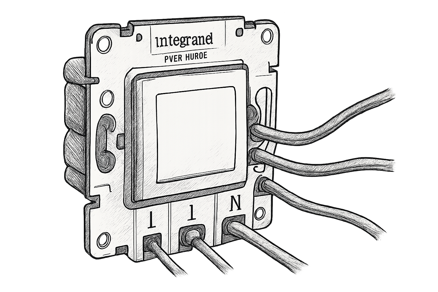 branchement interrupteur avec voyant lumineux legrand neptune