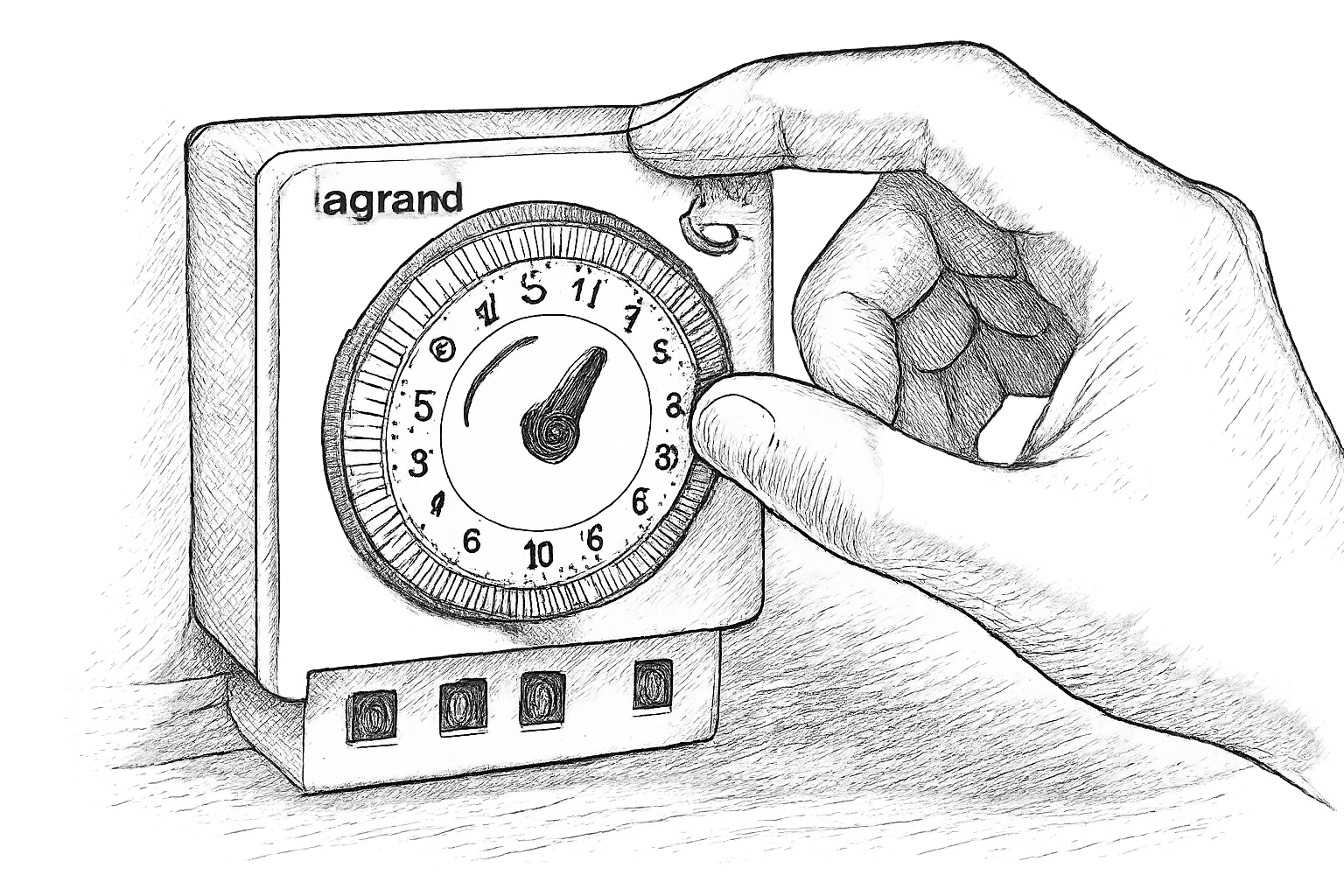 comment régler un interrupteur horaire legrand