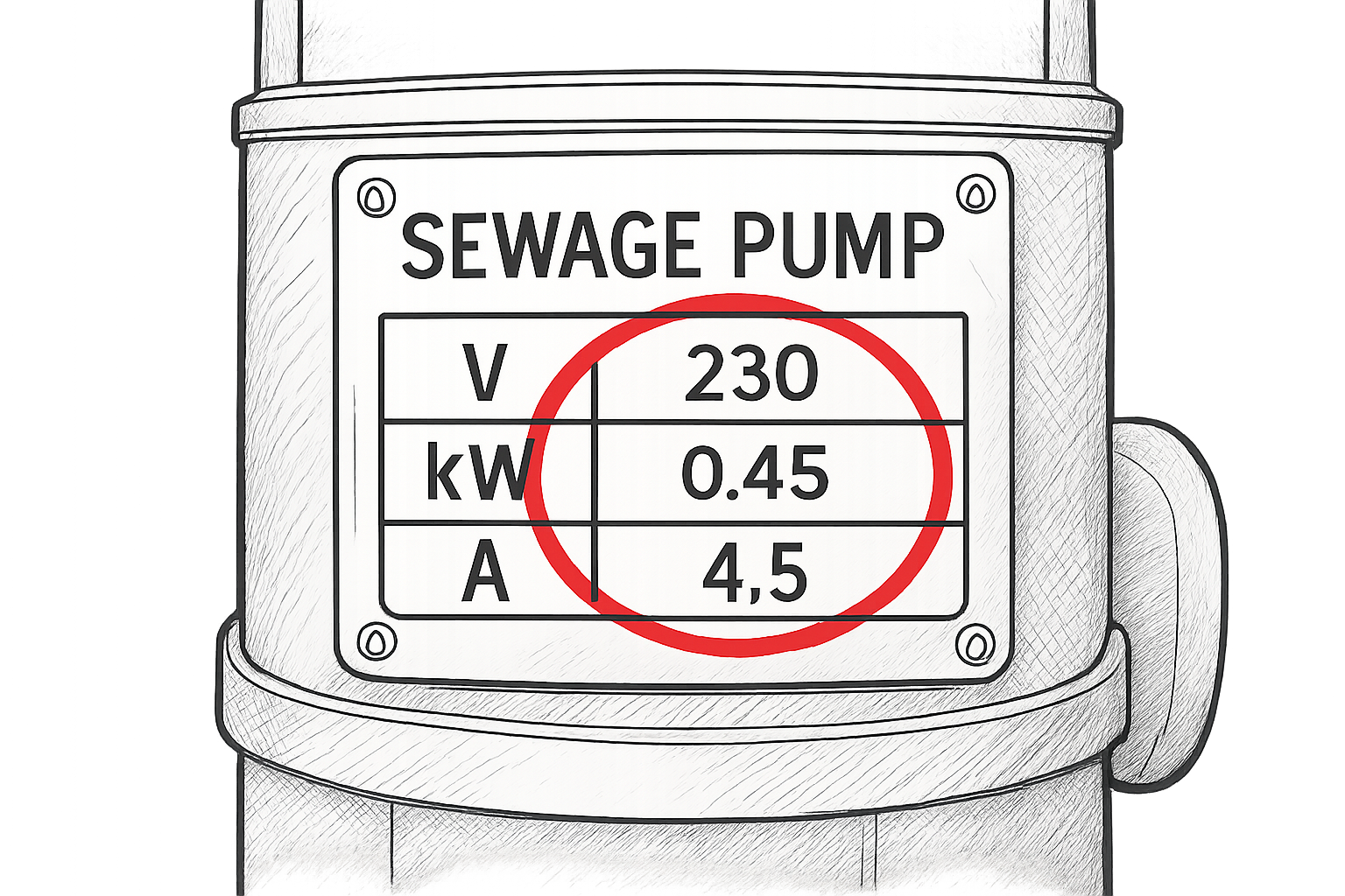 disjoncteur pompe de relevage