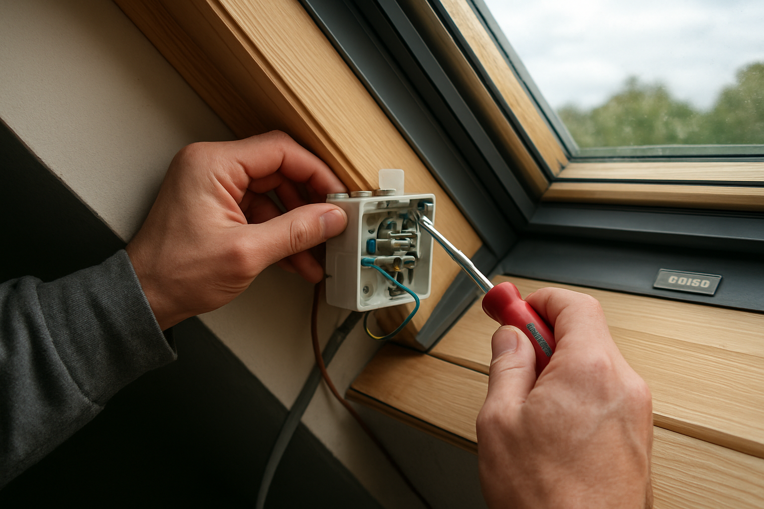 Branchement Volet Roulant Velux 24v