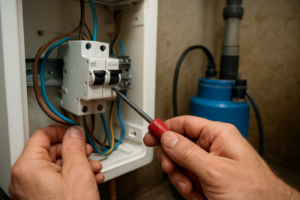 Guide complet pour choisir et installer le disjoncteur de votre pompe de relevage