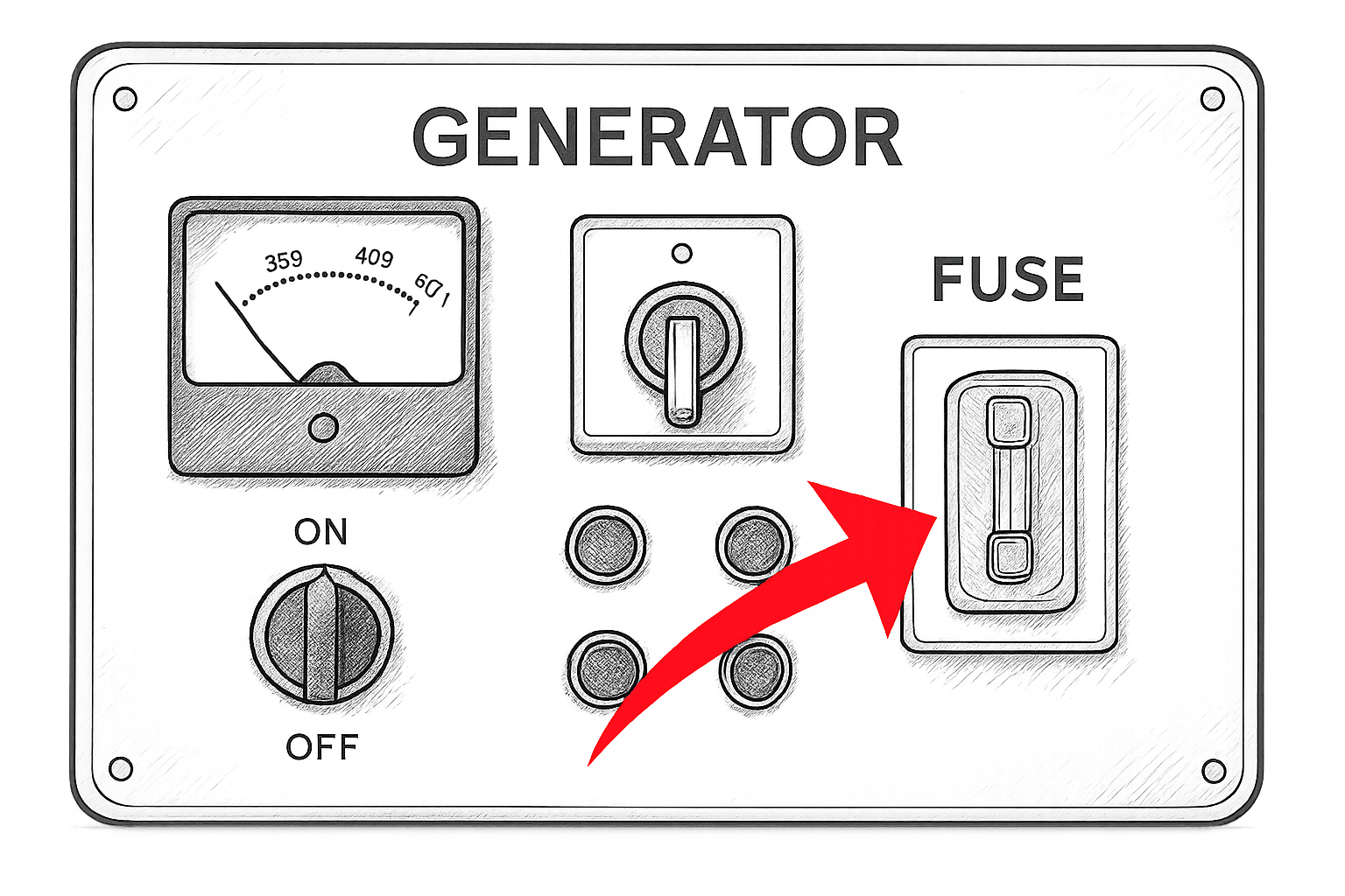 ou se trouve le fusible sur un groupe électrogène