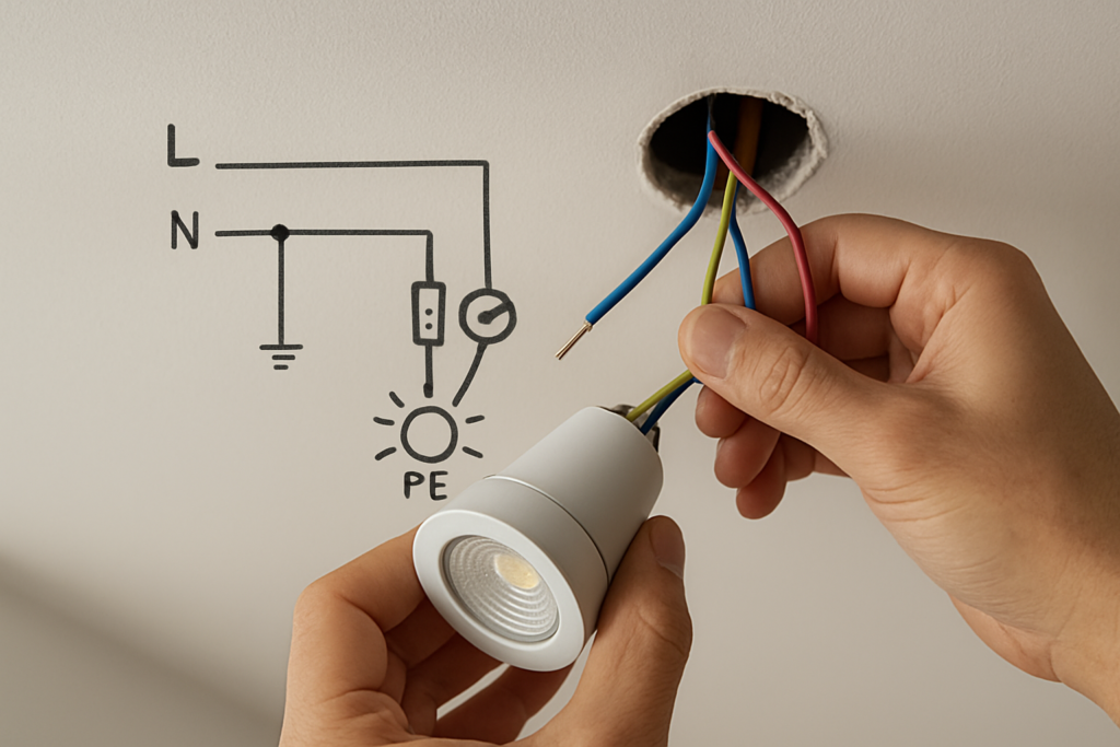 Schéma de branchement spot LED 220V : guide simple et sécurisé