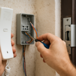 Schéma de raccordement et installation d’un interphone avec gâche électrique