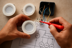 Schéma électrique de branchement des spots LED 220V : guide étape par étape en toute sécurité
