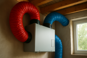 VMC air chaud : la VMC double flux pour récupérer la chaleur et ventiler