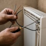 Branchement d’un radiateur électrique : à quoi servent les fils gris, marron et noir ?