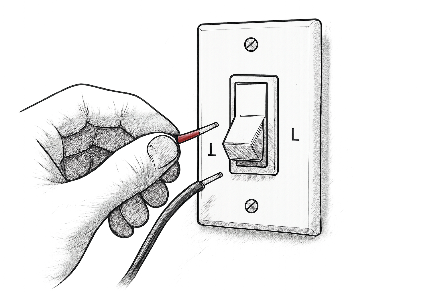 comment changer un interrupteur 2 fils