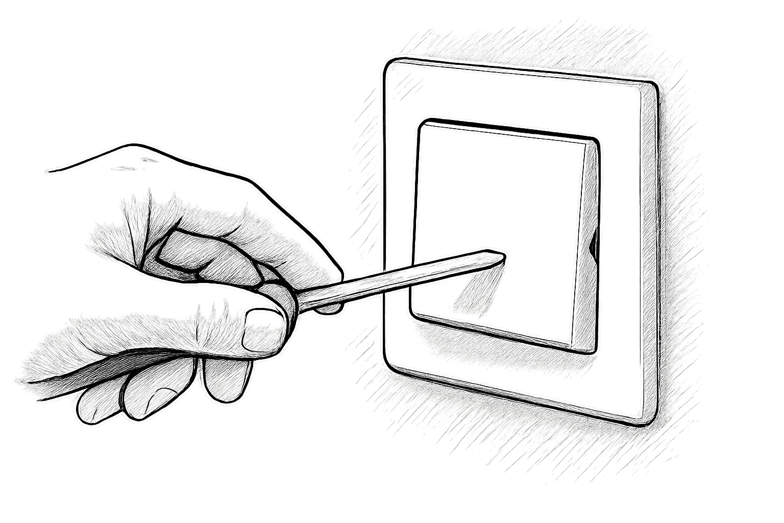 comment ouvrir un interrupteur sans vis