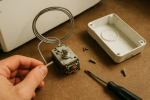Démonter thermostat frigo Whirlpool : guide complet étape par étape