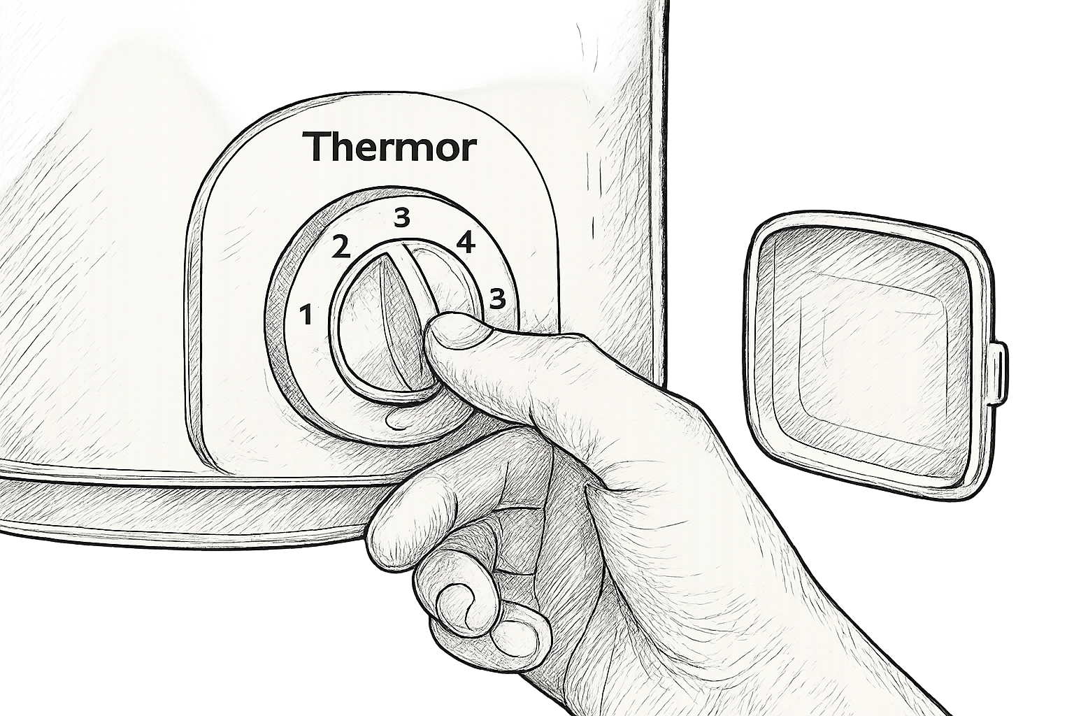 réglage thermostat chauffe eau thermor de 1 à 5