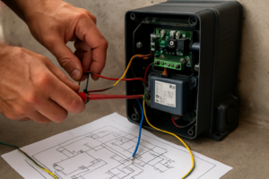 Schéma électrique branchement moteur BFT Deimos : guide complet de câblage et raccordements